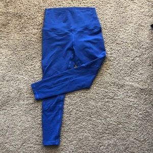 EUC Zyia Harmony Royal Blue 7/8 Leggings Sz M